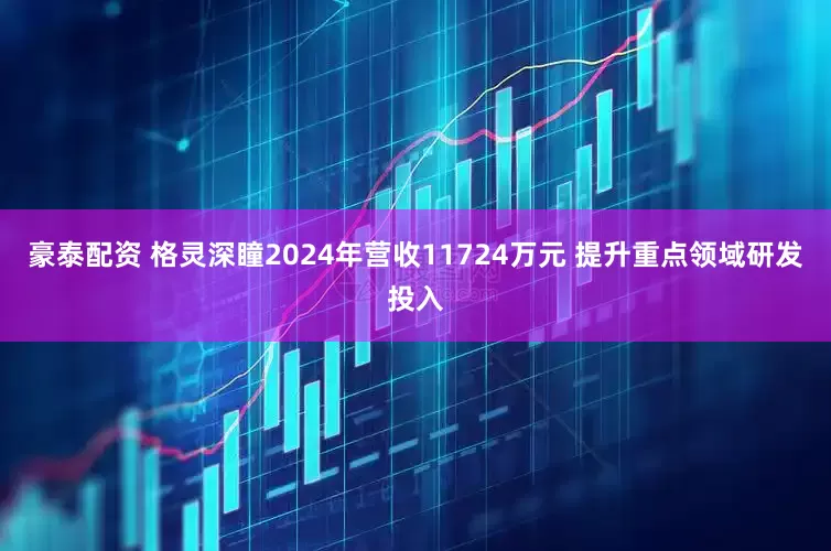 豪泰配资 格灵深瞳2024年营收11724万元 提升重点领域研发投入