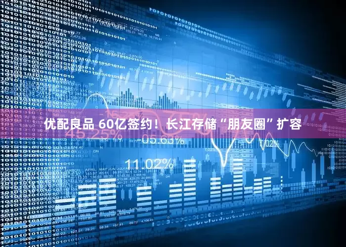 优配良品 60亿签约！长江存储“朋友圈”扩容